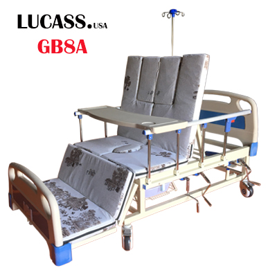 Giường bệnh nhân 4 tay quay Lucass GB8A